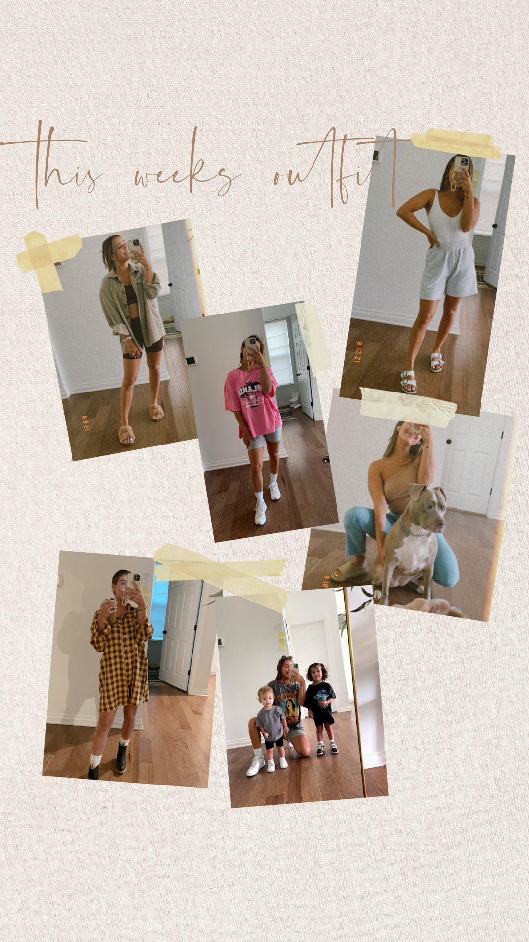 This Week's Outfits *August 9th* 