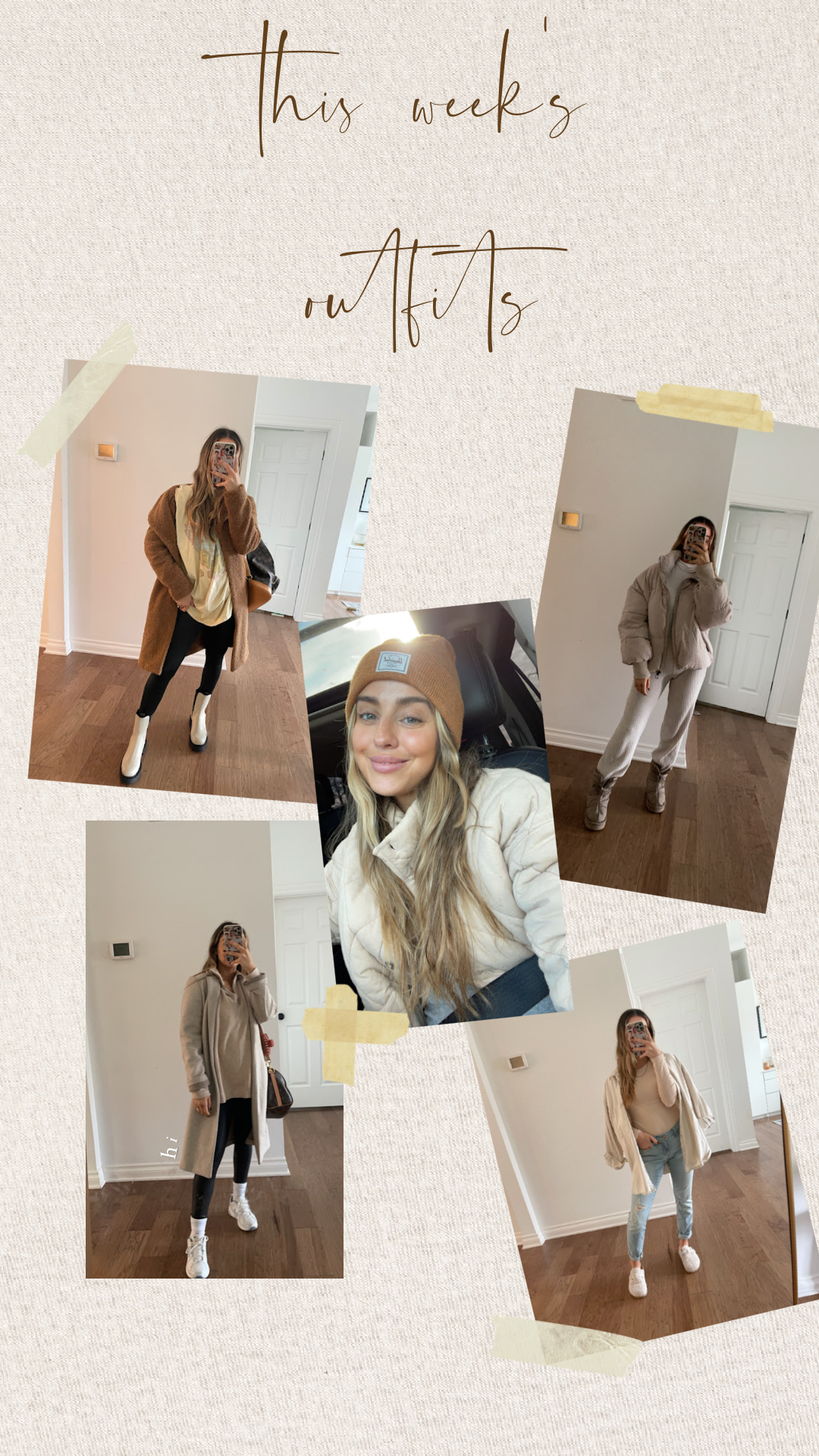 This Week's Outfits *January 10* 