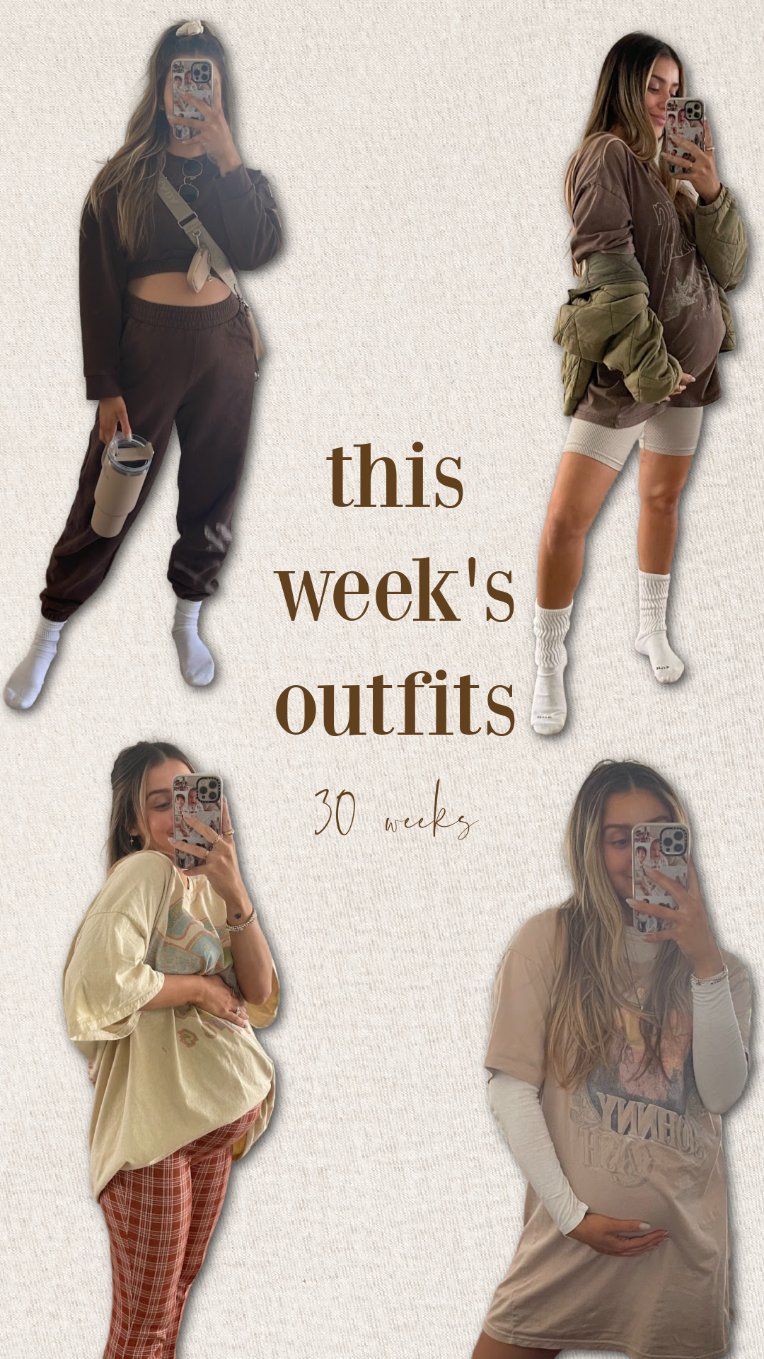 This Week's Outfits April 25  *30 Weeks*