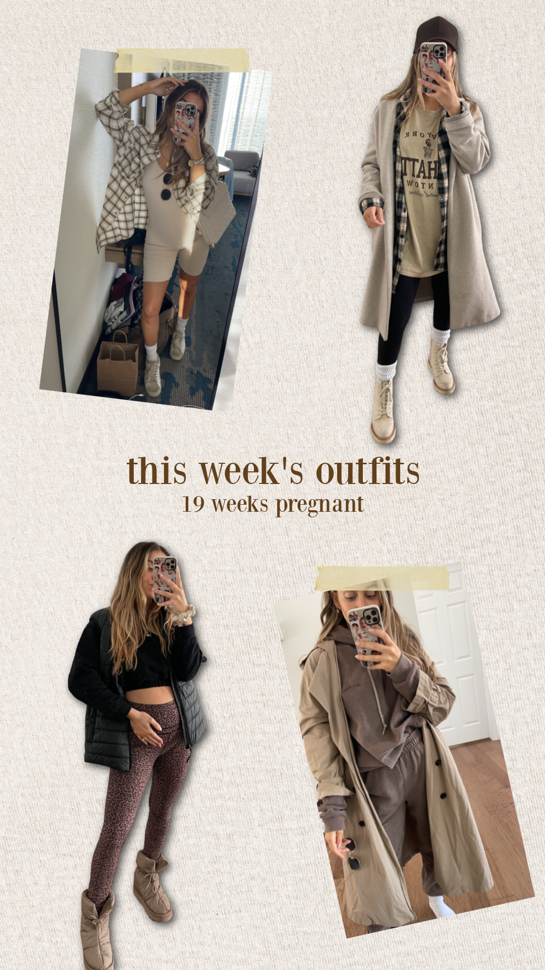 This Week's Outfits February 7 *19 Weeks* 