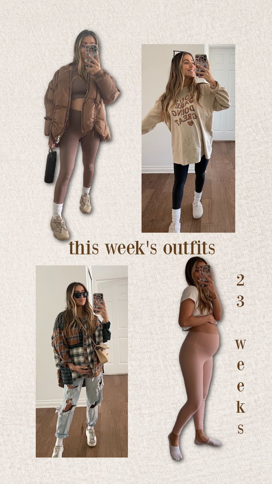 This Week's Outfits March 7 *23 Weeks* 