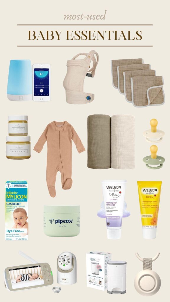 baby must-haves for our newborn schedule